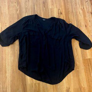 Torrid Harper Pullover 3/4 Sleeve Blouse - 1XL